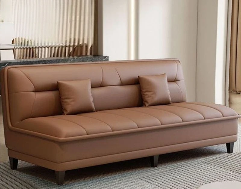 Folding sofa bed, integrated dual-use sofa, living room double three-person simple rental room
