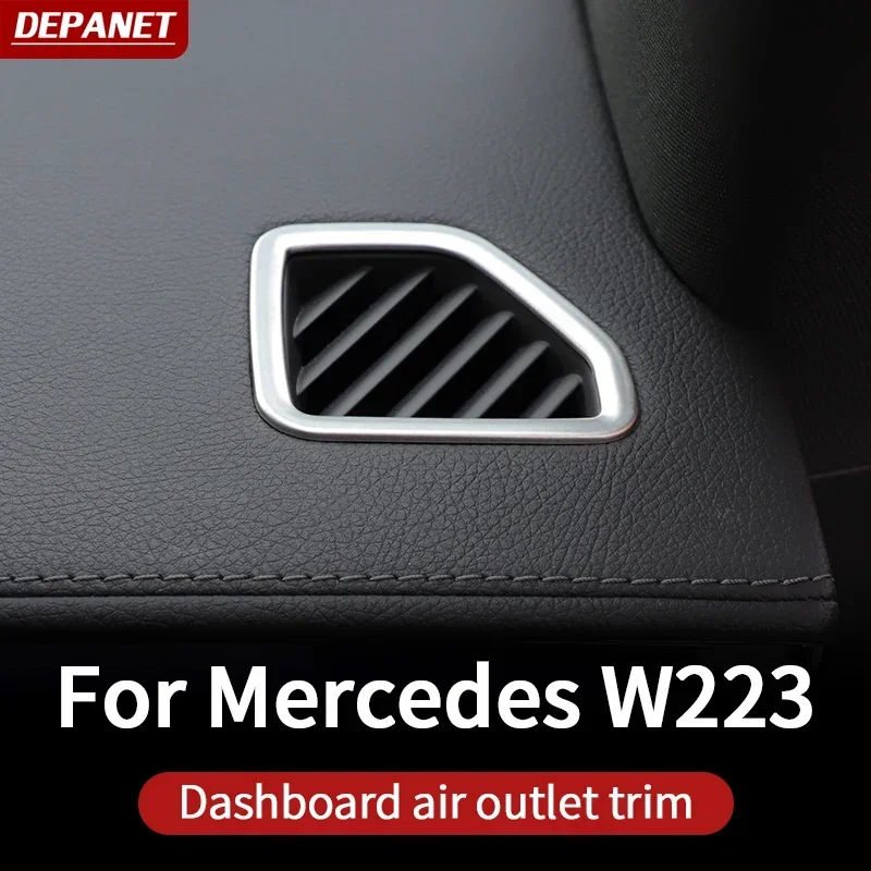 

High-frequency speaker cover for Mercedes-Benz W223 S400 S450 S550 S480 air outlet ring instrument panel audio cover decoration