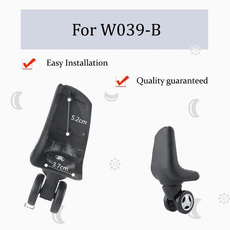 

For W039-B Luggage Wheel Repair Kit Universal Swivel Wheel Silent Rolling Replacement Parts Suitable for Luggage Wheel Repair