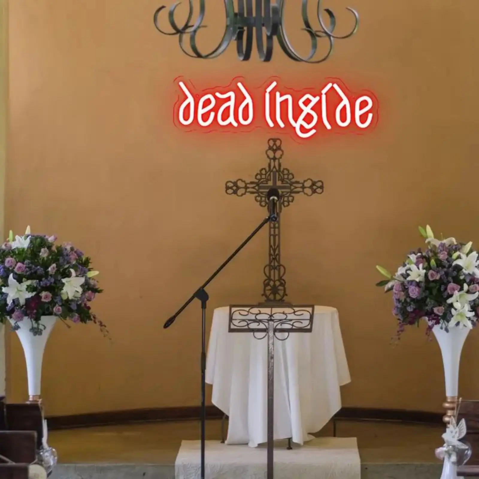 علامة نيون ميتة داخلية، علامة نيون USB لغرفة النوم وحفلات النوم وغريبة للمنزل وجدران الكهف وهدايا آرت ديكو