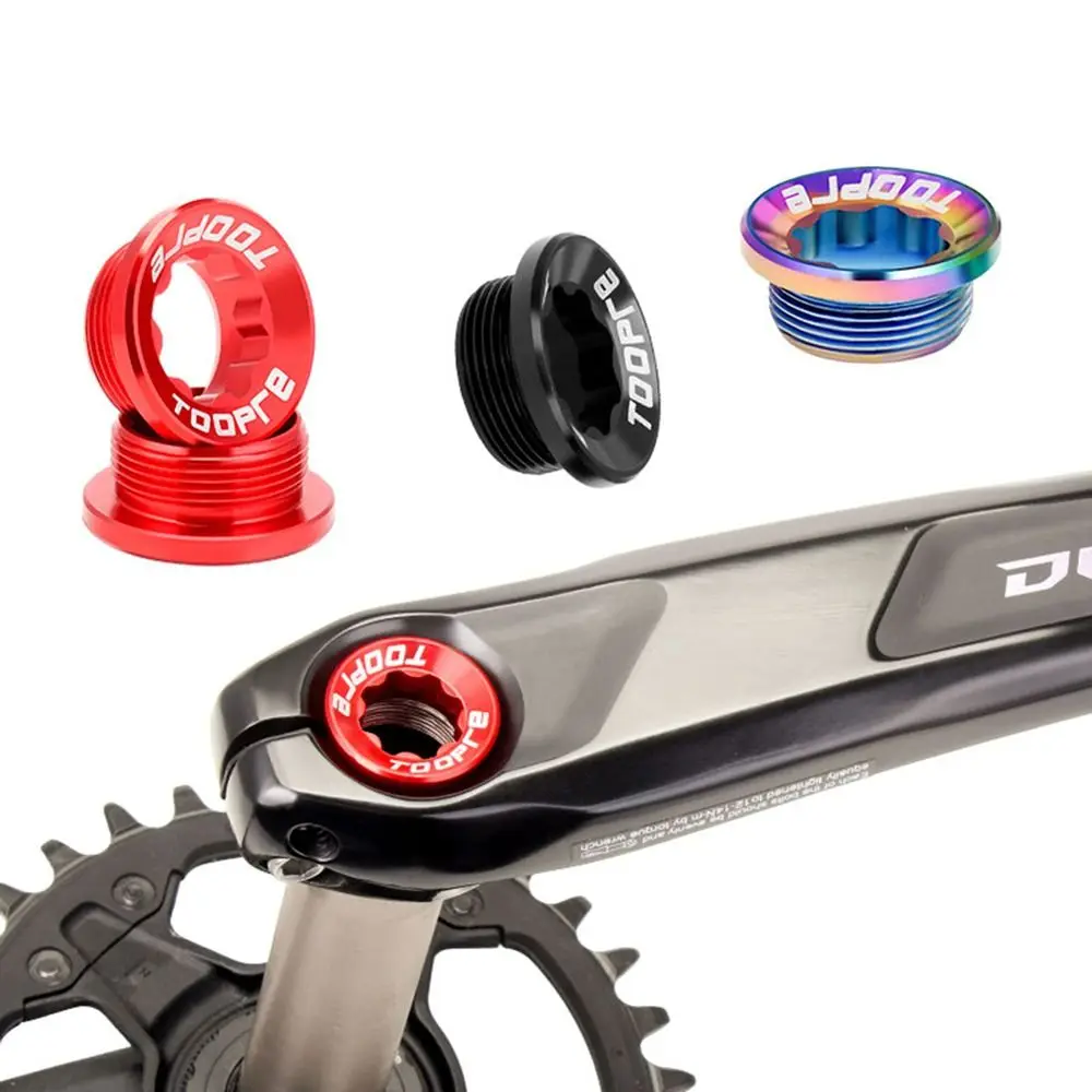 Parts Crankset Protective Case BB Bottom Bracket Fixing Bolt Screws Cap Crank Cover Cranks Screw Crank Bolt Cap Bike Crank Case