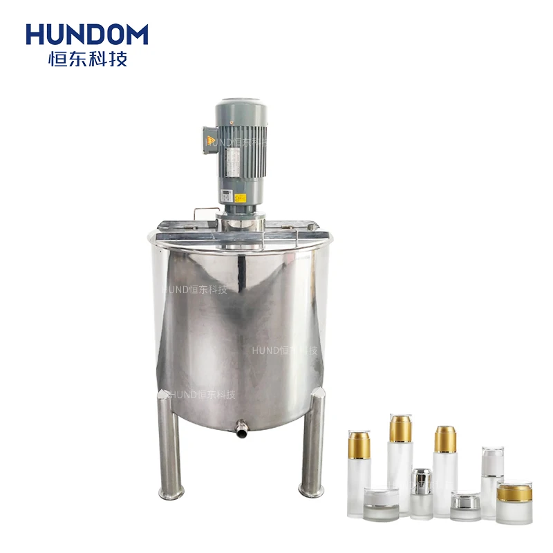 

Stainless Steel Liquid Cleaning Agents Mixing Tank Detergent Electric Stirring Blending Mixing Tank Milk Juice No Heat Mixer