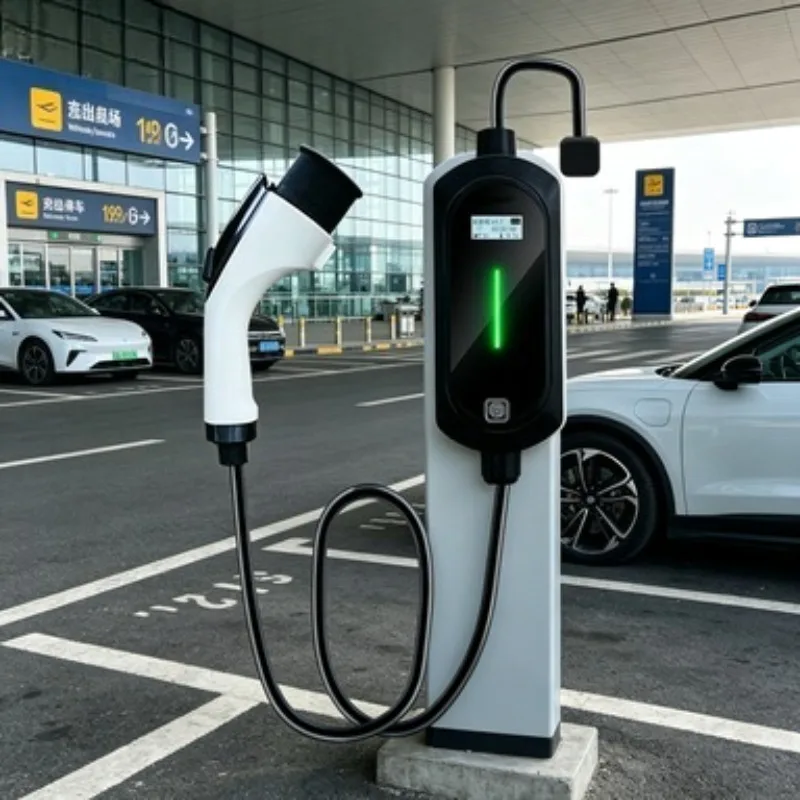 Carregador AC EV 32A 7kW 22kW Tipo 2 Wallbox Estação de Carregamento para Veículos Elétricos com WiFi App OCPP IP54