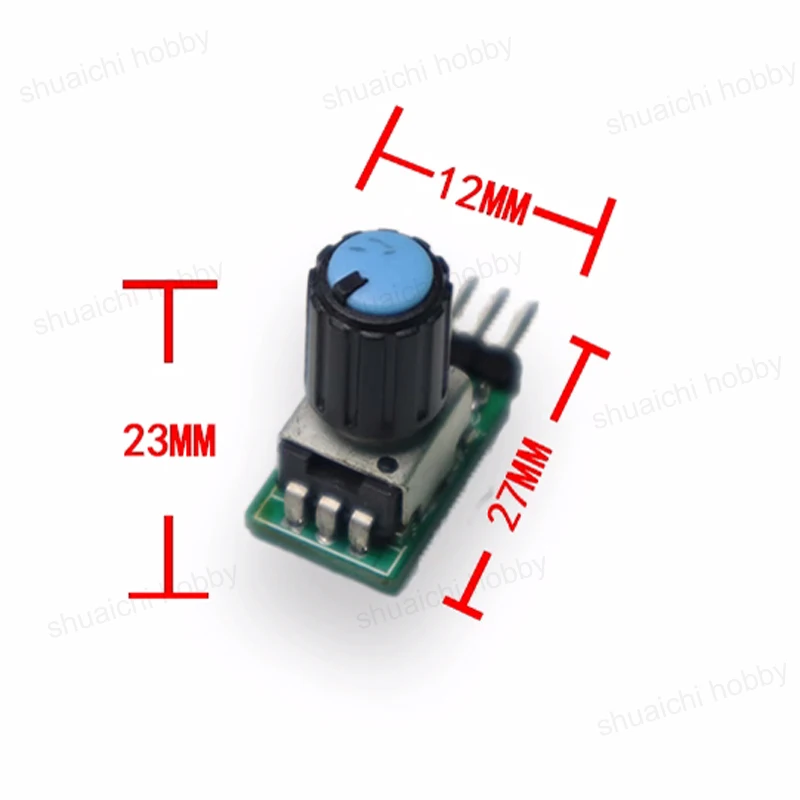 1PCS 5-26V Mini Servo Tester ESC Testing Tools DIY Brushless Fan Motor Governor PWM Signal Output for RC Aircraft Model Parts