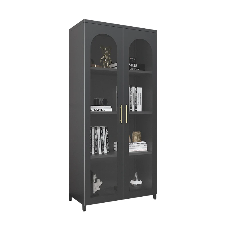 

Steel Tall Locker Children's Handwork Display Cabinets Internal Adjustable Bookshelf Steel Storage Cabinets Metal Cabinet