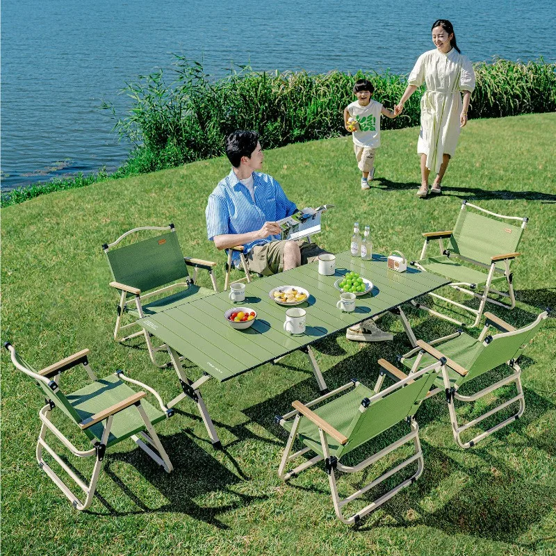 Mesa de Camping Plegable Portátil para Exteriores, Mesa de Picnic, Equipo de Pesca y Camping, Banco Plegable, Mesa de Cocina para Jardín, Mesa Plegable