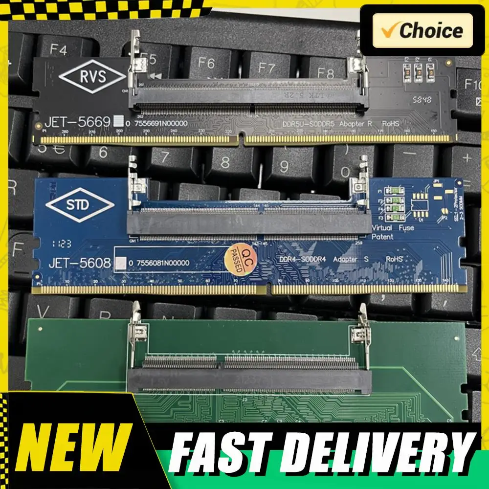 1-10PCS Laptop Zu Desktop SO-DIMM Zu PC DIMM Karte DDR3 DDR4 DDR5 Speicher RAM speicher Adapter Gaming Laptop RAM Stecker Karte
