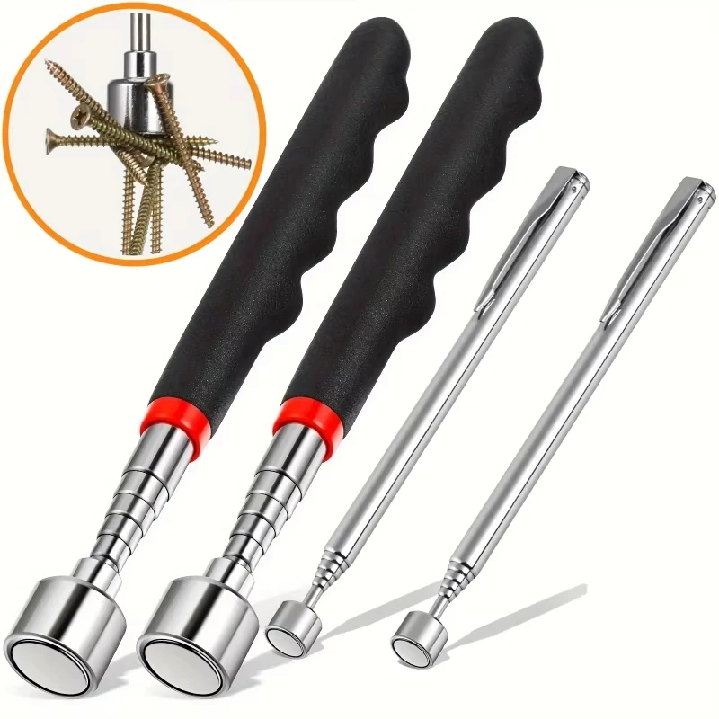 1pcs Telescoping Magnetic Pick Up Tool Handheld Extendable Magnetic Grabber Gadget Portable Magnet Pen Useful for Hard-to-Reach