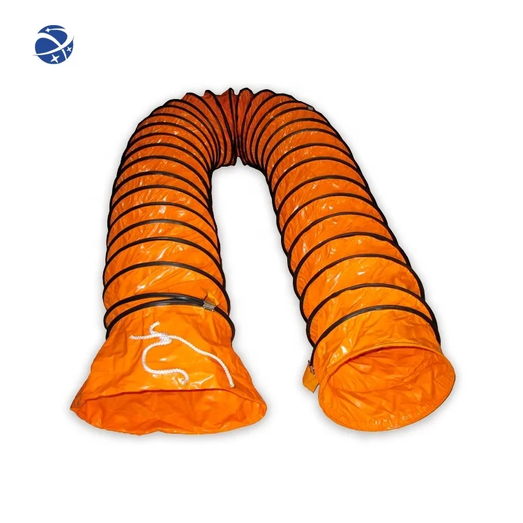 yyhc1000mm 10M Fireproof Flame Retardant Heat Resistance Air Duct Flexible PVC Ducting Hose