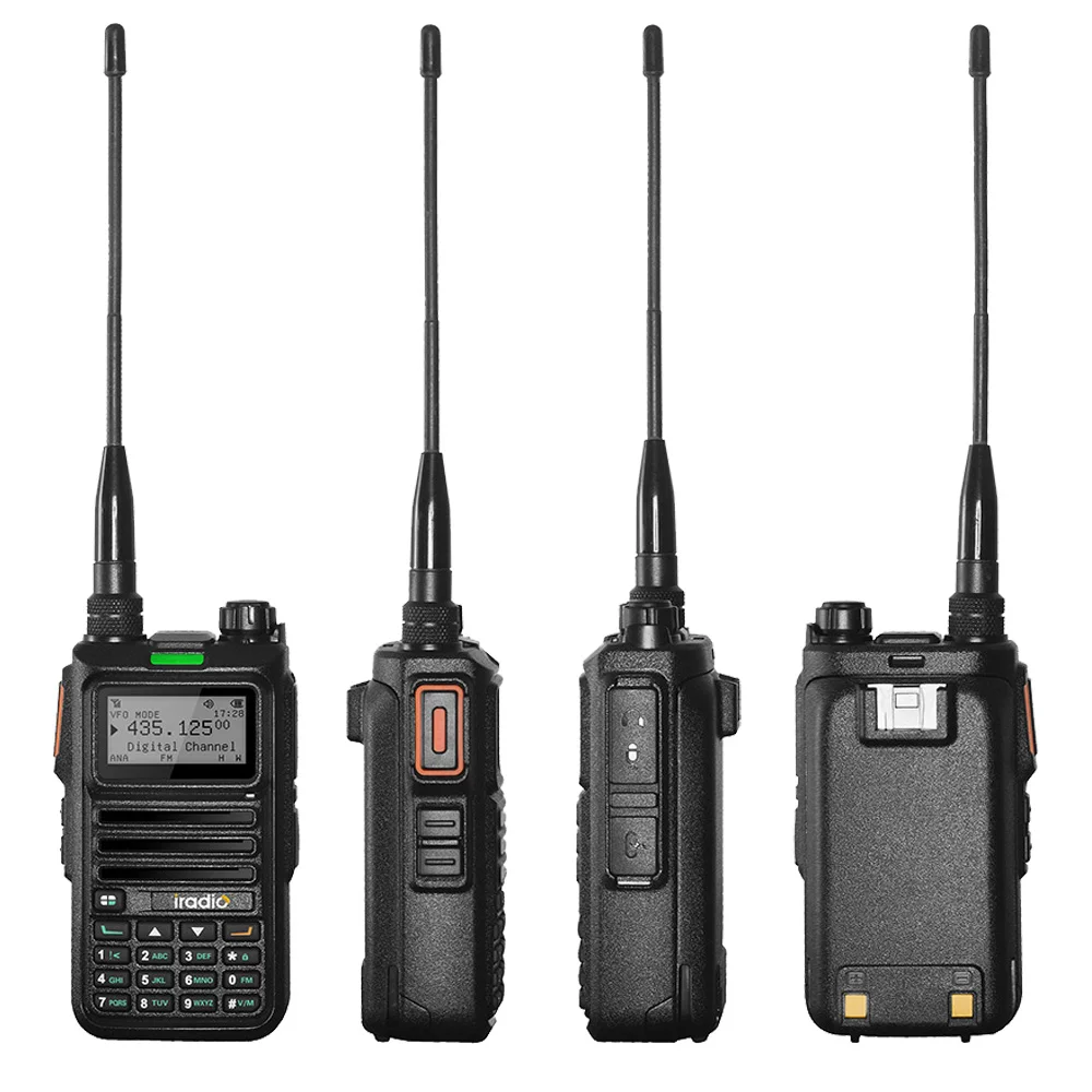 Iradio DM-UV4R DMR Digital Analog Walkie Talkie AES256 Encryption
