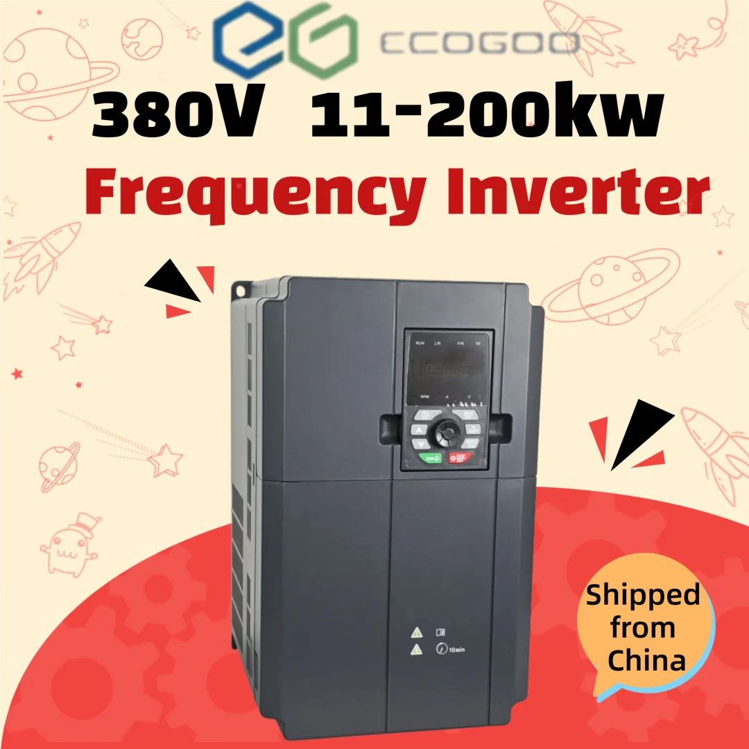 

AC 380V NF-9600 11/15/18.5/22/30/37/45/55/75/93/110KW VFD AC Frequency Inverter 3P In 3P Out Drives Frequency Converter