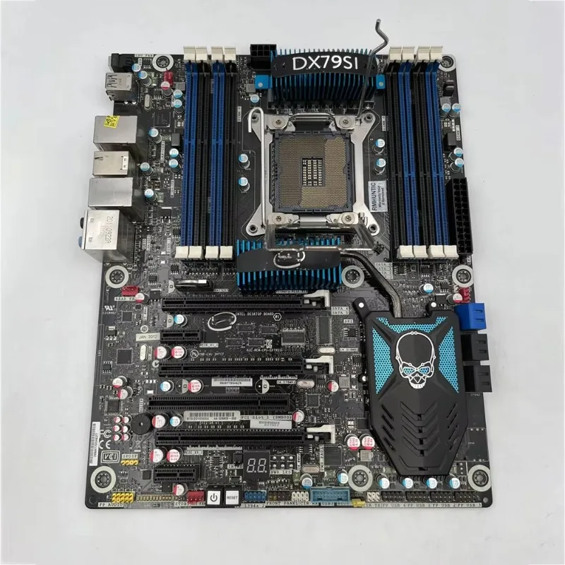 X79 DX79SI Skull System High-end Luxury Motherboard For Intel Support E5 I7 3960X LGA 2011 High Quality 95% New