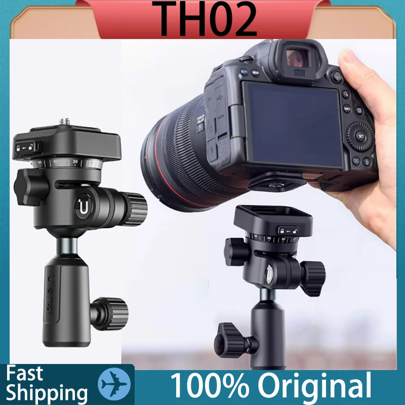 Original Ulanzi TH02 Quick Release Ball Head Uka Inverted Ball 360° Panoramic Ballhead Horizontal Vertical Switching Release