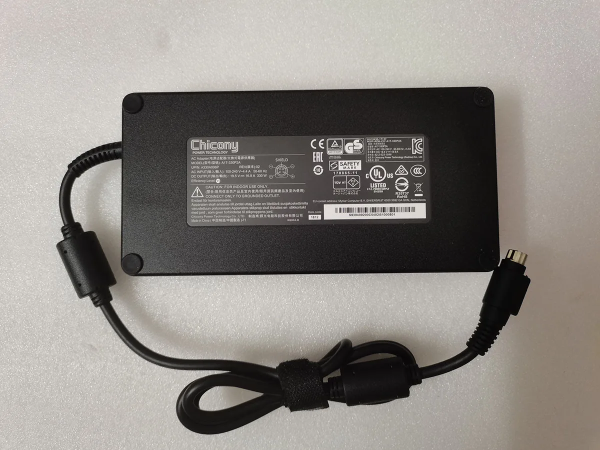 New OEM Chicony A17-330P2A 19.5V 16.9A 330W AC Adapter Charger For MSI Trident 3 Gaming PC RTX 3060