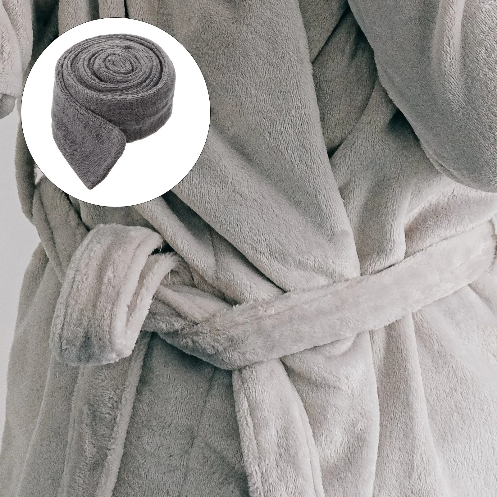 

Bathrobe Waist Belt Replacement Soft Flannel Robe Tie For Home Hotel Use Adjustable Belt For Women Men Sleepwear Set