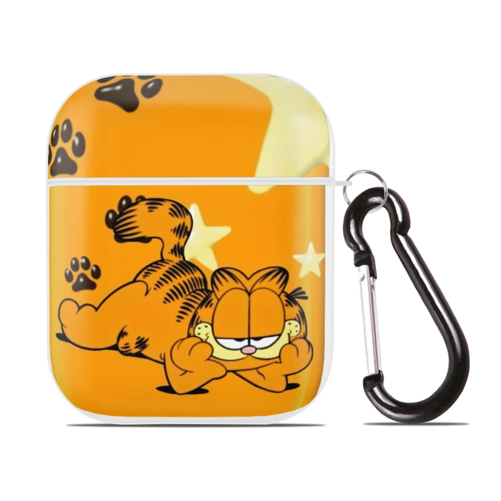 

Anime G-Garfields for AirPods Case Cover, Hard PC Protective Cover with Buckle, Compatible with Apple AirPods 2nd 1st