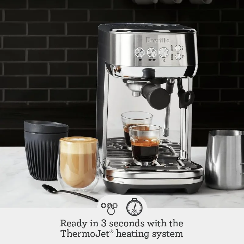 Breville Bambino Plus, Black Stainless Steel