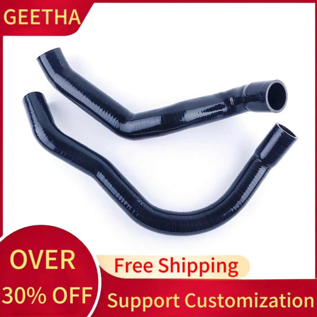 For 1991-2001 Jeep Cherokee XJ 4.0 l6 Silicone Radiator Coolant Pipe Tube Hose Kit