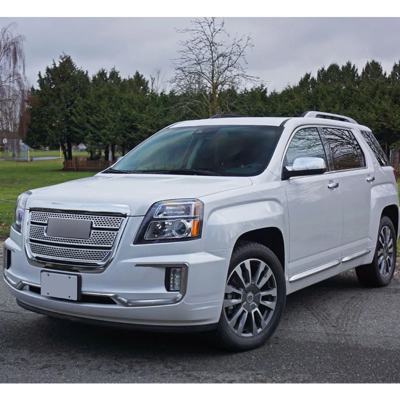 Chrome Front Upper Hood Molding Trim for GMC Terrain 2016 2017 SLE SLT Denali Front Bumper Grille Hood Trim Replace for 84026888