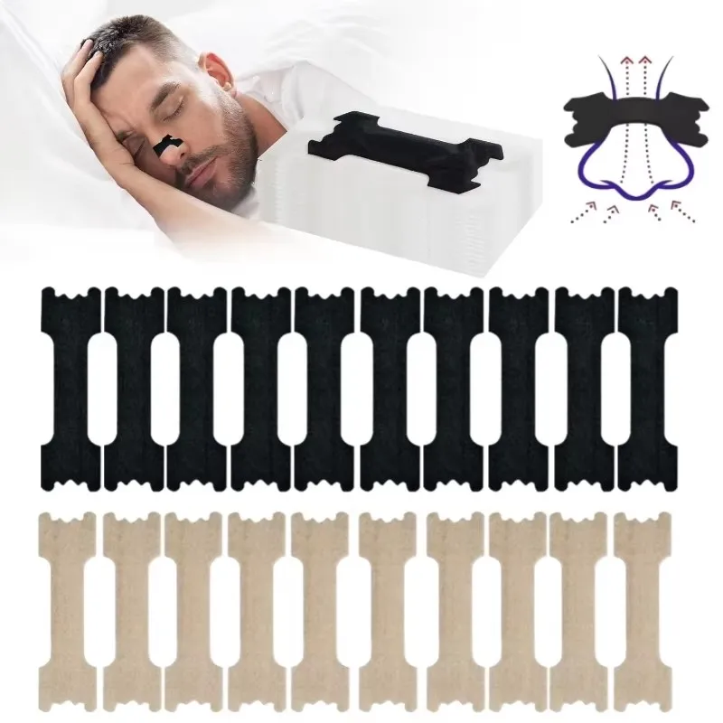 10-100pcs Anti-snoring Strips Easier to Breathe Help Breathing Reduce Snoring Nasal Strips Better Sleep Breathe Health Care