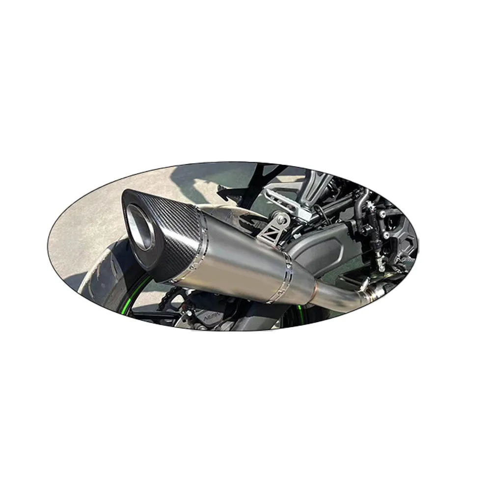 Komplette Auspuffendrohre, Motorrad-Schalldämpfer zum Aufstecken, passend für Kawasaki Ninja ZX4R ZX4RR, Auspuffsysteme, Auspuffrohre. – Detail 4