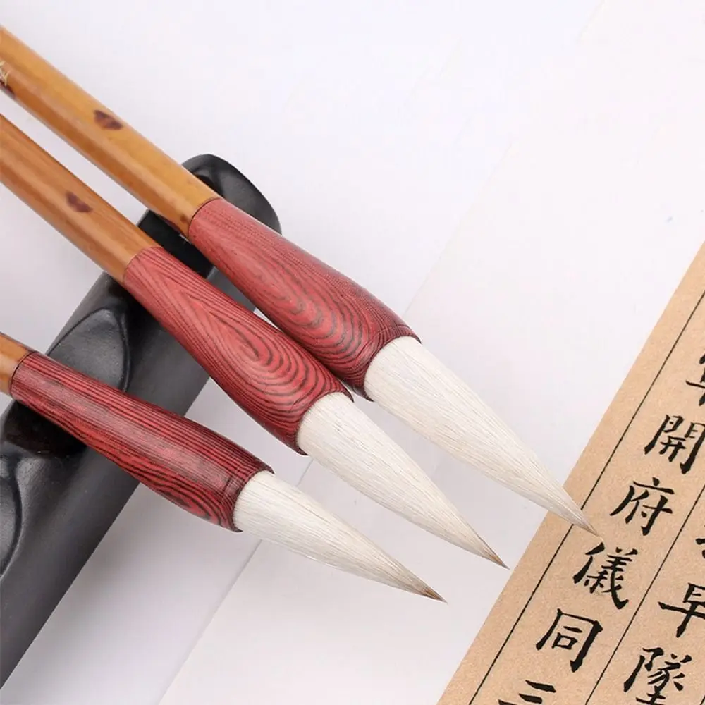 Traditional Chinese Calligraphy Brush Oil Painting Oil Watercolor Scriptures Writing Brush High-end Goat's hair Art Paint Brush