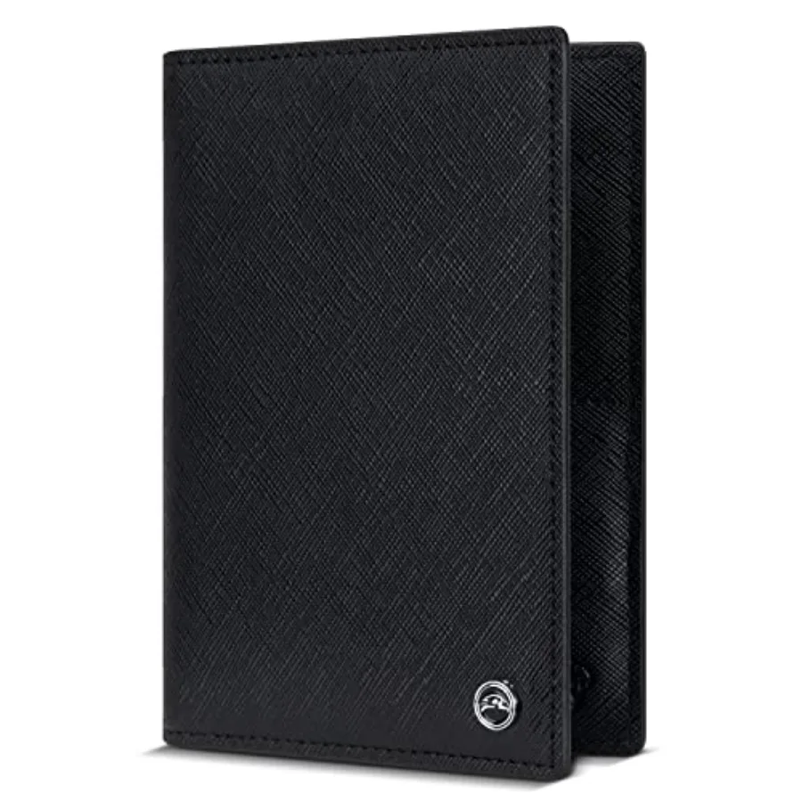 

2 Passport Holder - Travel Essentials, RFID Blocking Wallet Cit Card Organiser, Plain Accessories Slim Cover For Men and Women