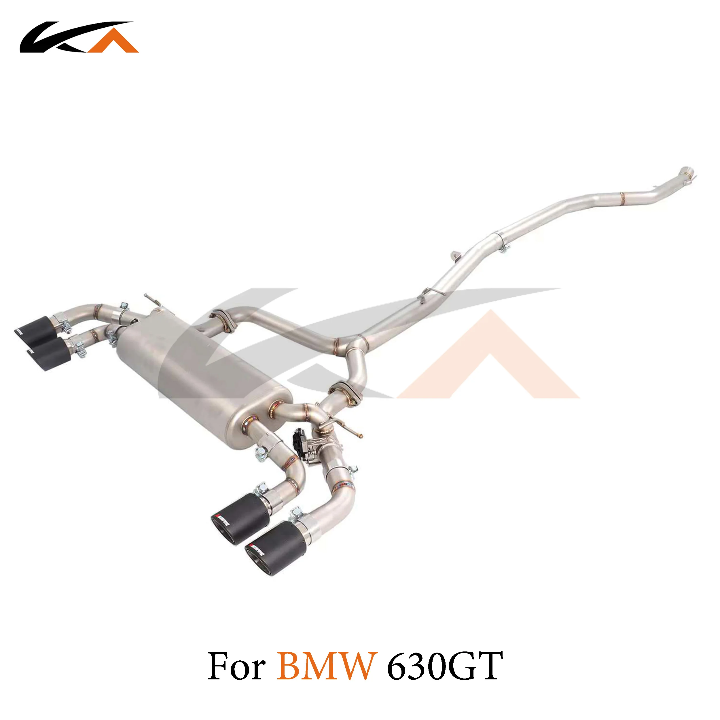 KA Tuning exhaust system stainless catback for BMW 630GT G32 2.0T performance auto parts muffler valve car accessories