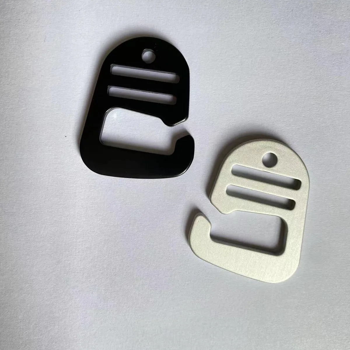 Aluminum Alloy Metal Release G Hook Buckles, Belt Side Strap Adjusters, Backpack Webbing, Pet Bag Webbing, Inner Diameter 20mm