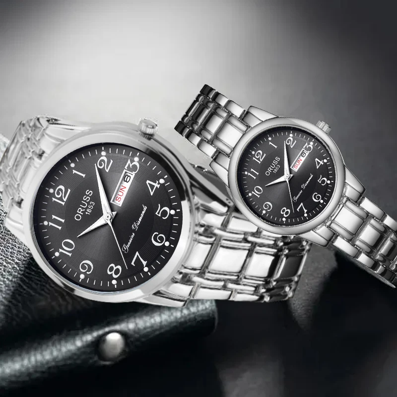 Couple watches a pair of fashion durable romantic trend aesthetic atmosphere grade all pairs of academy watches