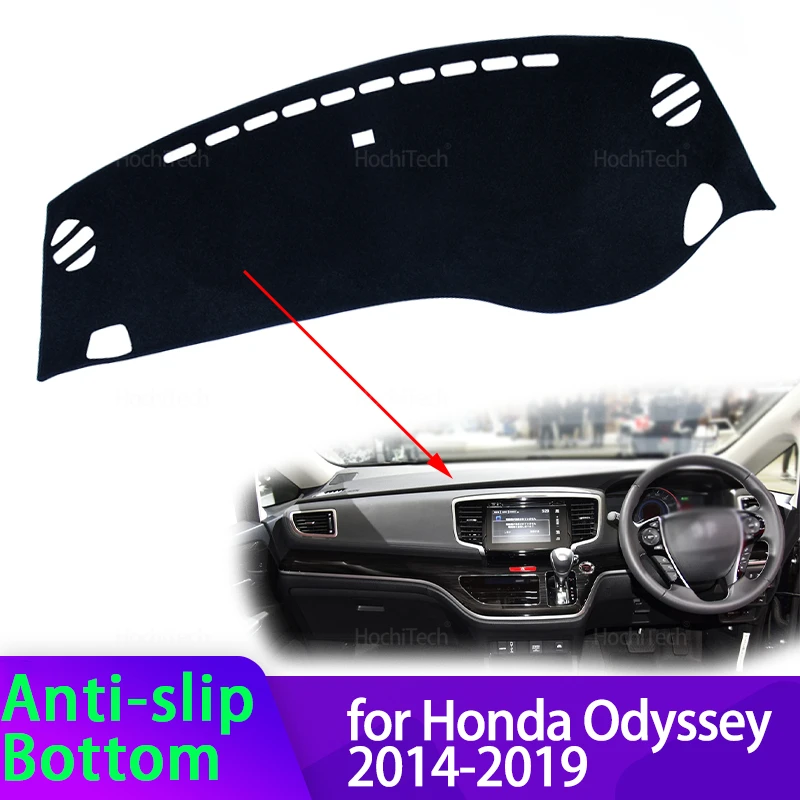 For Honda Odyssey 2014-2019 JDM Model RC1 RC2 High Quality Dashboard Mat Dashmat Cover Pad Sunshade Carpet Accessories