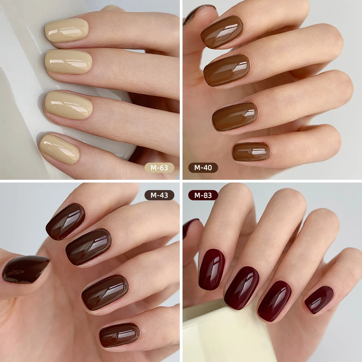 XEIJAYI 20-teiliges 15 ml hochglänzendes Gel-Nagellack-Set in mehreren Farben, Soak Off UV/LED, Formaldehyd und alkoholfrei, perfekt