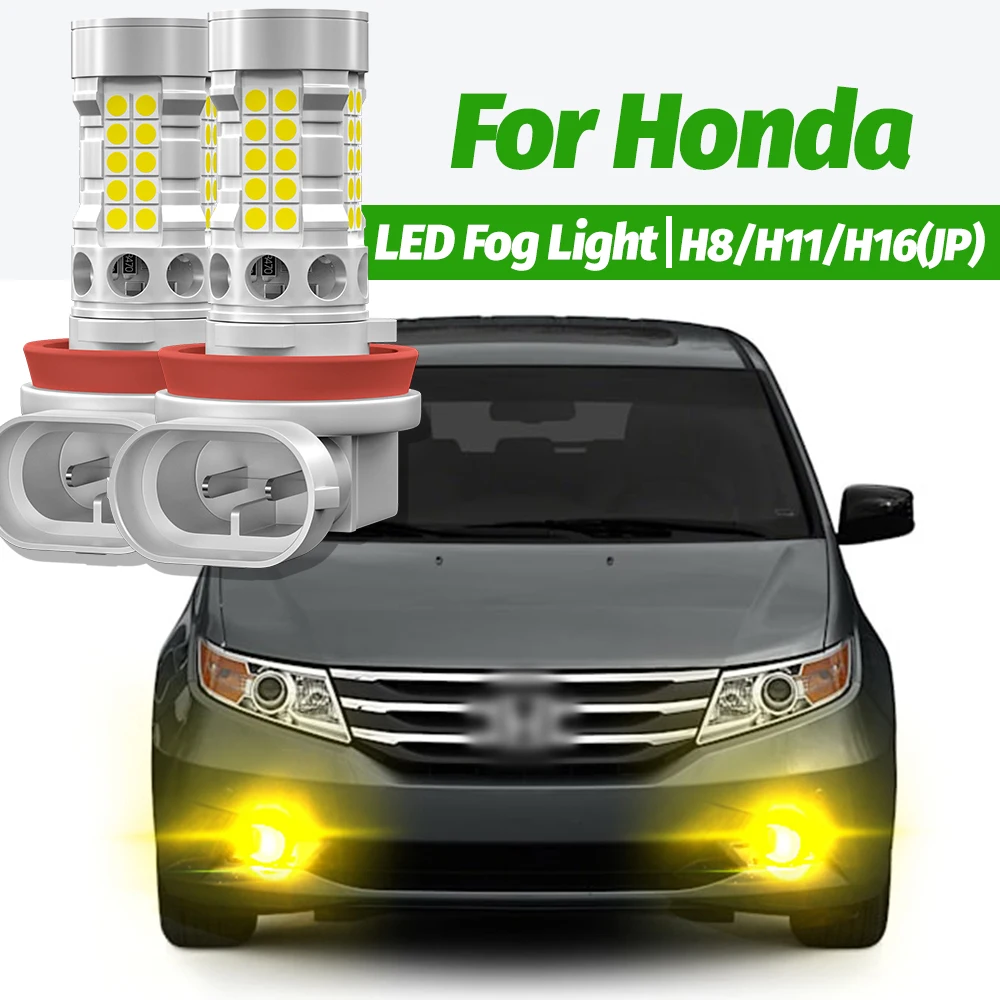 

2x LED Fog Light Blub H8 H11 For Honda Accord 7 8 9 Civic 10 CR-V 3 4 5 Fit Jazz CRZ HR-V Insight Legend Odyssey Pilot Ridgeline