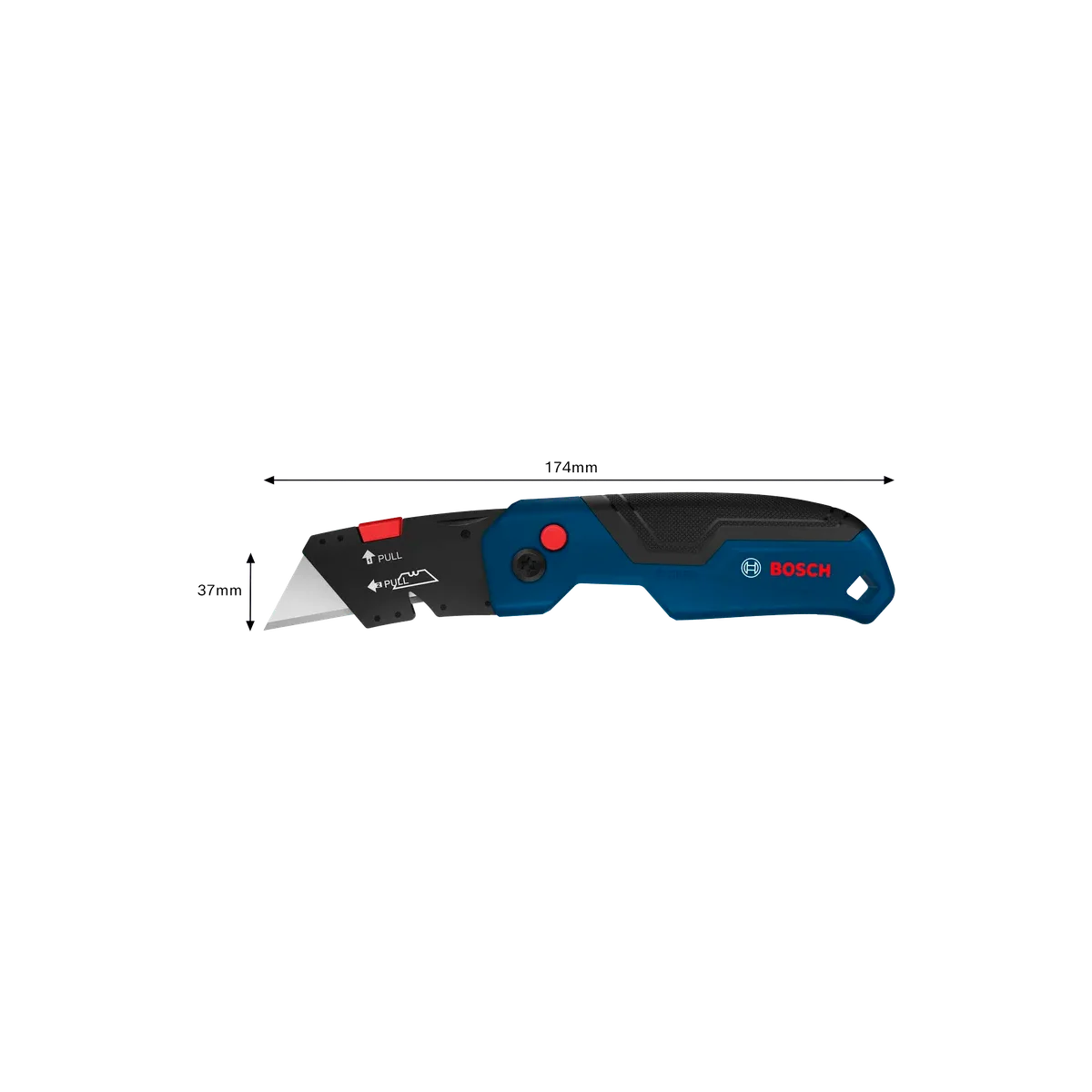 BOSCH 1600A03AC3 Folding Knife  Hand Tools Cutting Replaceable Storage Blades