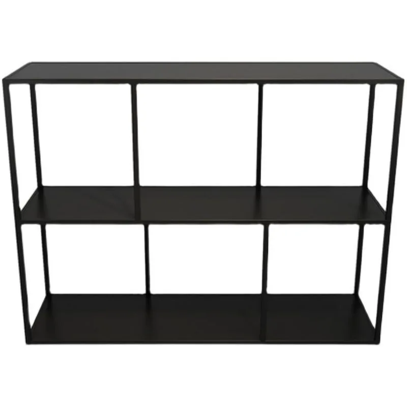 Nordic bookshelves, decorative shelves, floor-to-ceiling simple wrought iron baffle living room entrance bedroom multi-layer
