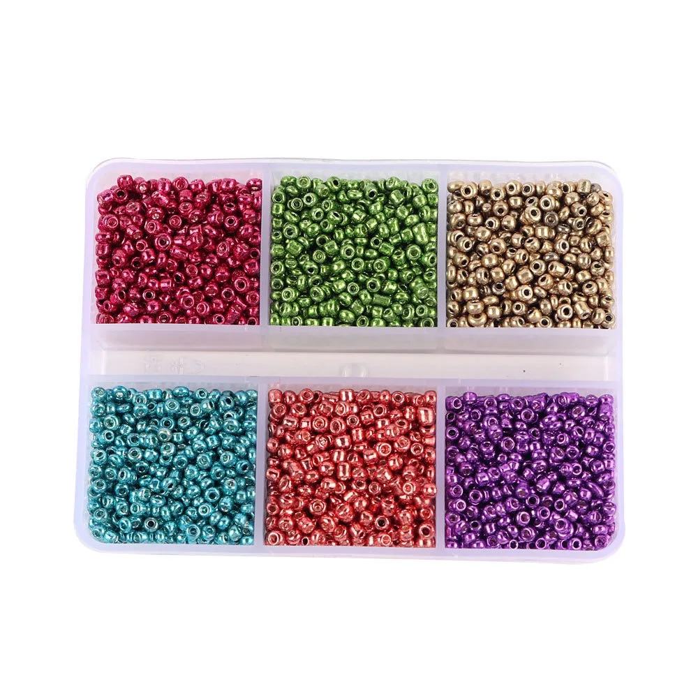 Czech Glass Seed Beads Box Set Delica Glass Beads Spacer Beads For DIY Bracelet Beads Handmade Needlework Jewelry Making