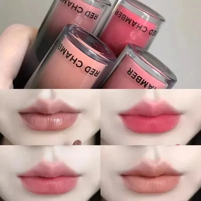 Camarão vermelho blush lábios esmalte creme labial batom brilho labial multiuso líquido hidratar batom raro beleza maquiagem cosméticos