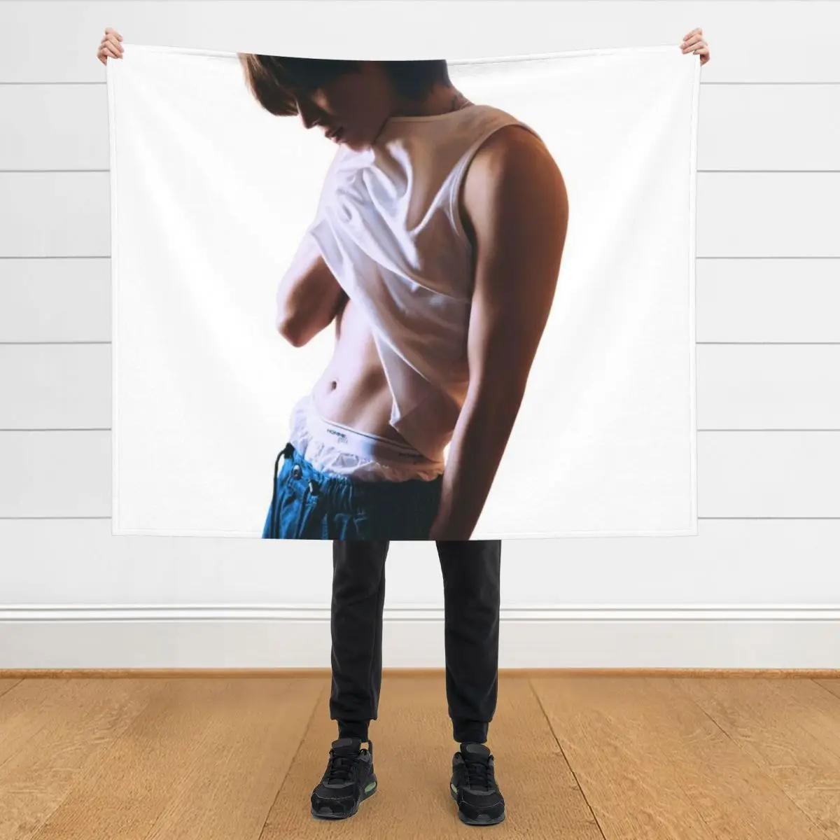 

TAEMIN Shinee Guilty Throw Blanket Thins decorative Retros Loose Blankets