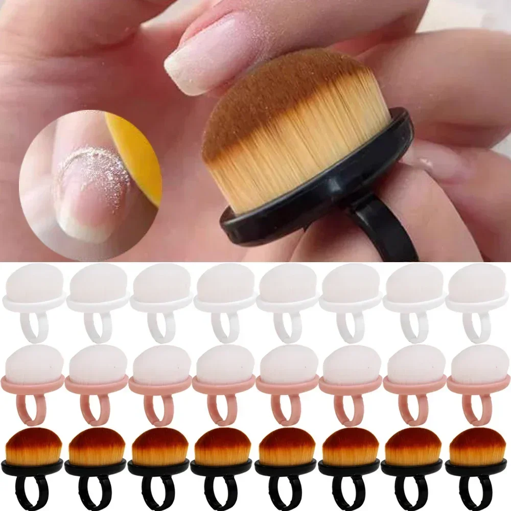 Escova profissional para poeira de unhas, escova para arte em unhas, removedor de esmalte em gel, ferramenta de limpeza, pincéis de maquiagem de