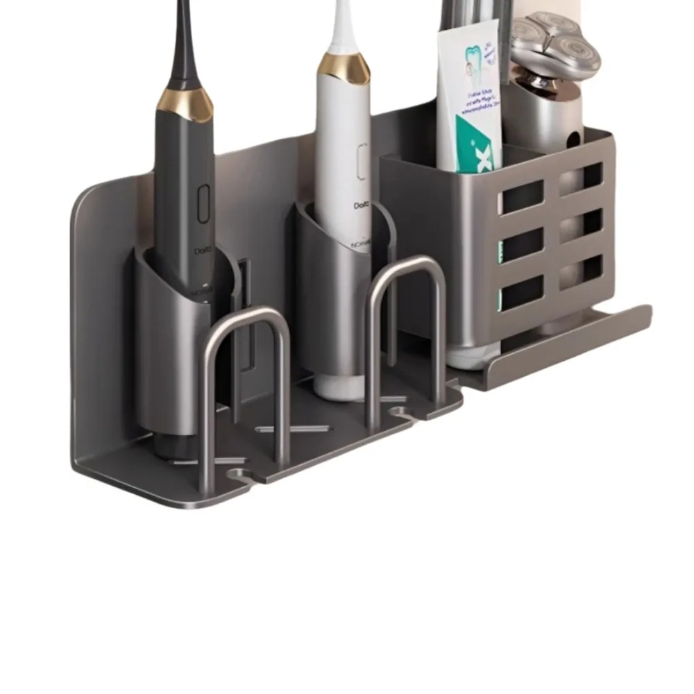 

Waterproof Electric Toothbrush Holder Self Adhesive Draining Toothbrush Dispenser Multi-Functional Moisture-proof