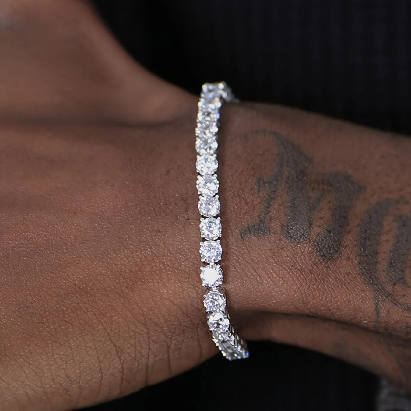 Men'S Hip-Hop Style Bracelet, Easy Design, Fashionable Daily Accessory, Perfect Gift Choice. Suitable for Daily Commute, Dates