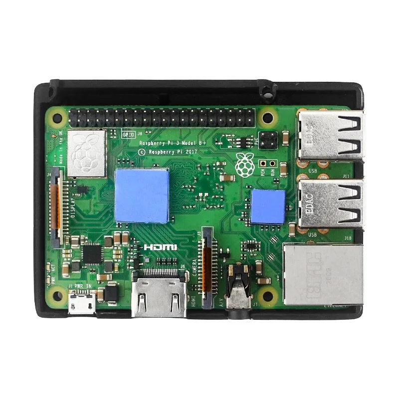 Raspberry Pi 3 Aluminum Case Passive Cooling Metal Shell Armor Enclosure With Thermal Pad for Raspberry Pi 3 Model B 3B+