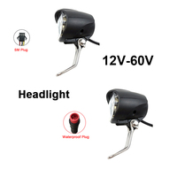 WuXing QD139 12V-60V Headlight Night Riding LED Lighting Riding Safety Equipment WP/SM Plug,Electric Bicycle Parts Replace