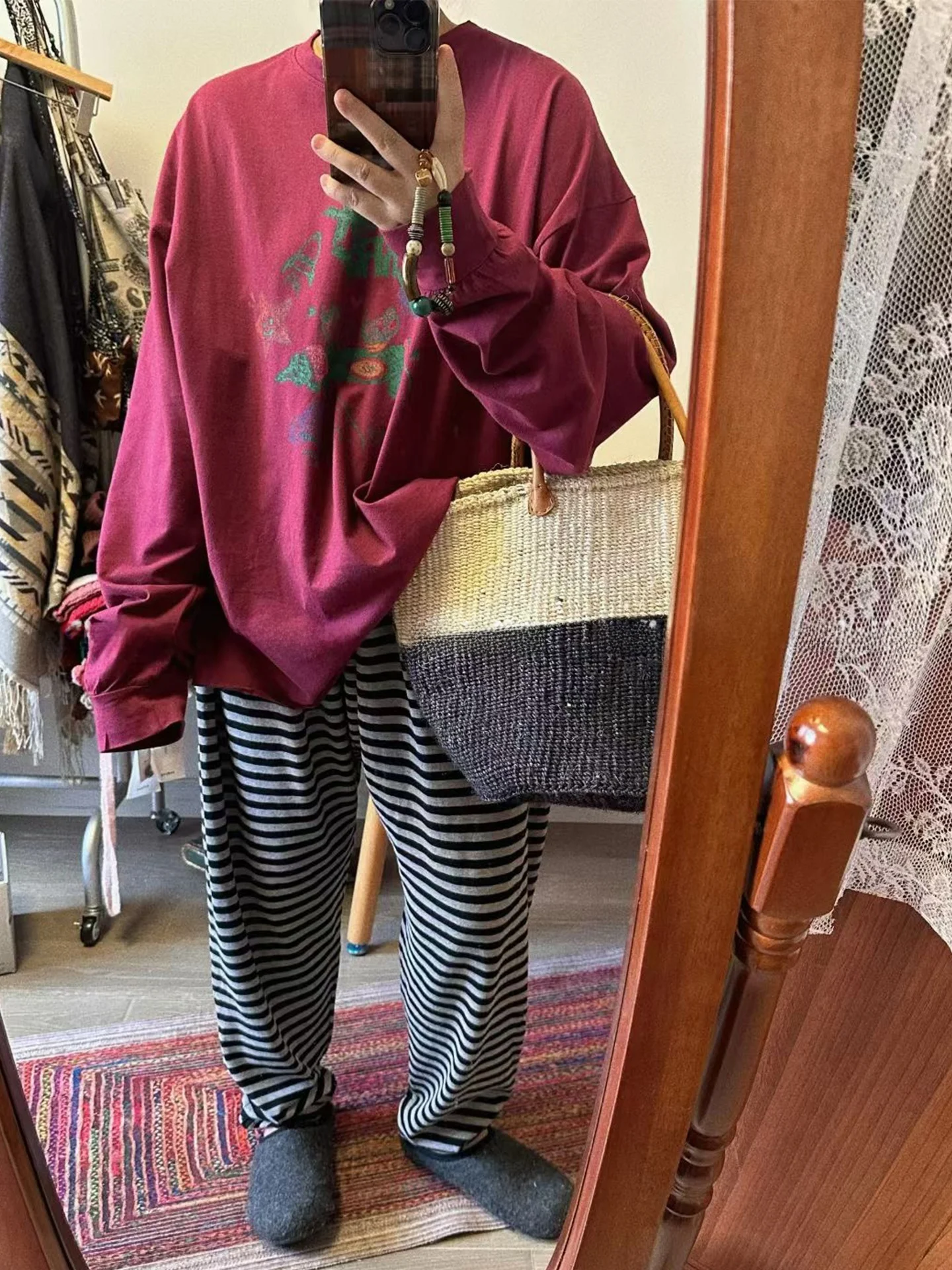 

Женская одежда больших размеров: топ в стиле ретро с японским узором и принтом в виде фиолетовых роз, для ранней весны