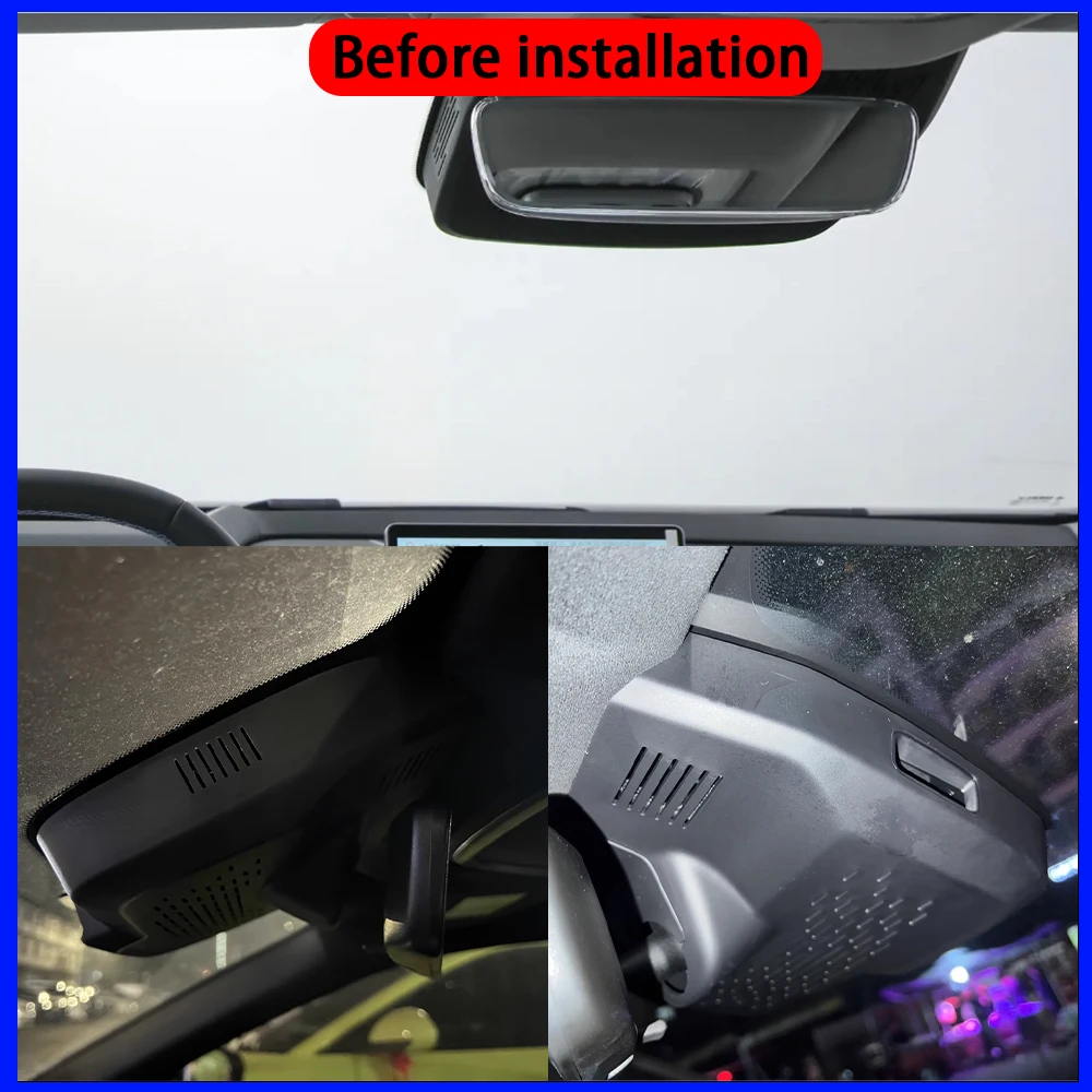 for Geely Preface Xingrui L 2024 2025 2026 OEM 4K DVR Dash Cam Front Rear Camera  Video Recorder Plug and Play Loop Recording