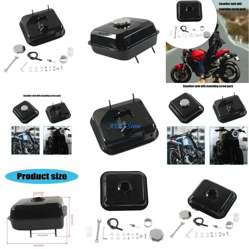 

U13C Motorbike Supply Systems Mounting Bolts Installation Screws Part Iron Tanks with Stainless Caps for ATV GX160 212cc