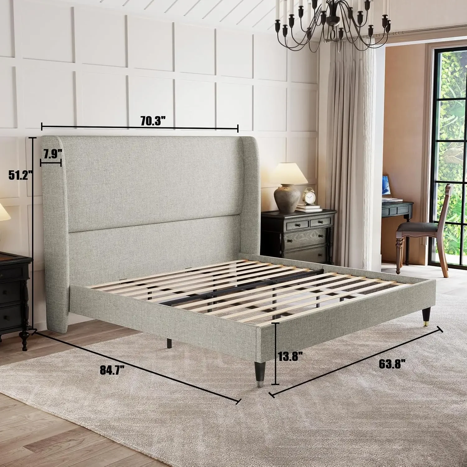 Bed Frame 51.2