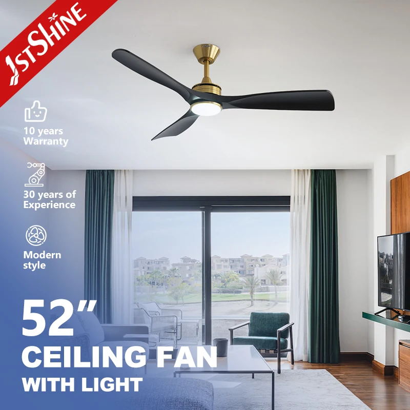 1stshine LED Ceiling Fan 6 Speeds High Airflow Quiet DC Motor Dimmable LED Lighting Ceiling Fan