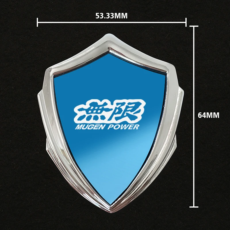 auto accessory 3D metal accsesories car stickers for Honda mugen power Accord Civic vezel Crv City Jazz Hrv view 3