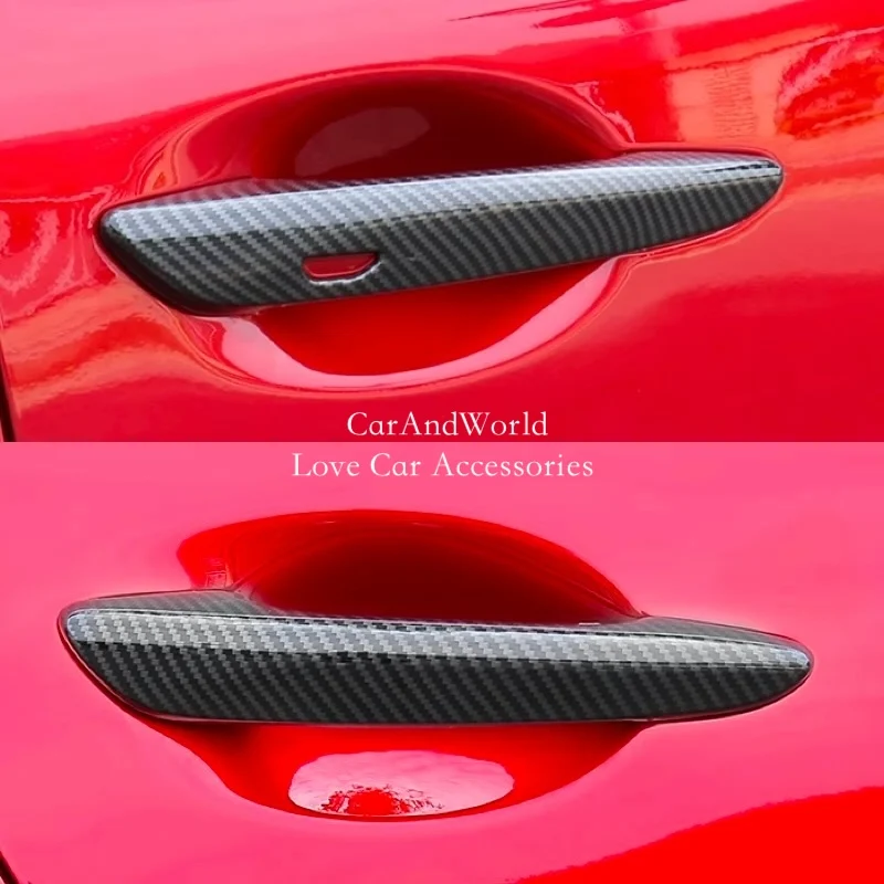 الجسم مقبض الباب السلطانية غطاء إطاري الزخارف ABS كروم الخارجي اكسسوارات السيارات لمازدا CX-30 CX30 CX-50 CX50 2021 2022-2025